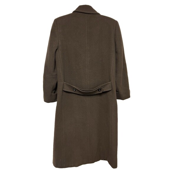 Donnybrook Coat Women's Petite 6P VTG 100% Wool Trench Coat Russia Pocket Button - Picture 3 of 9